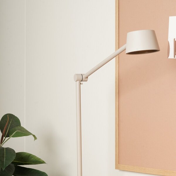 Stolní lampa ANTIDARK, Direction T1, stmívatelné, Šedá, Pracovna, Kov, Moderní