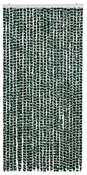 Závěs proti hmyzu zeleno-bílý 100 x 220 cm Chenille