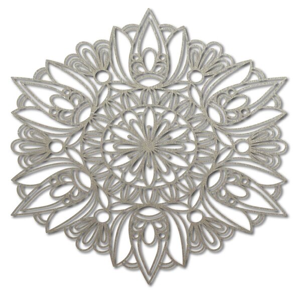 Moderní mandala na zeď | MONKA: Přírodní překližka - Topol přírodní Rozměr 20 cm 3860-41683 PR0254 HEU+