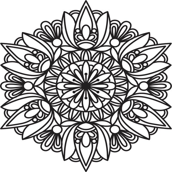 Moderní mandala na zeď | MONKA: Přírodní překližka - Topol přírodní Rozměr 20 cm 3860-41683 PR0254 HEU+