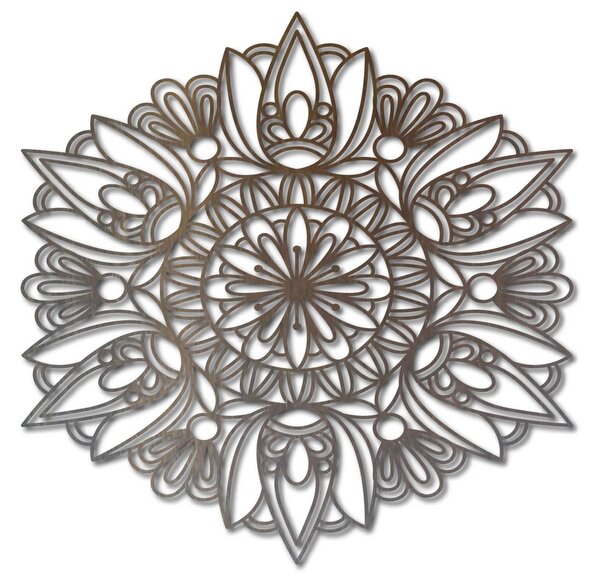 Moderní mandala na zeď | MONKA: Přírodní překližka - Topol přírodní Rozměr 20 cm 3860-41683 PR0254 HEU+