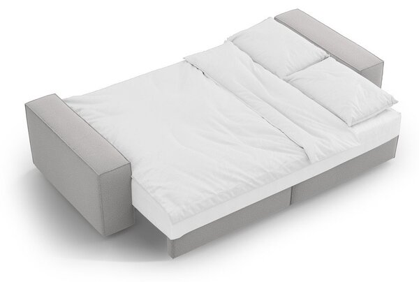 Světle šedá rozkládací pohovka 247 cm Jodie – Micadoni Home