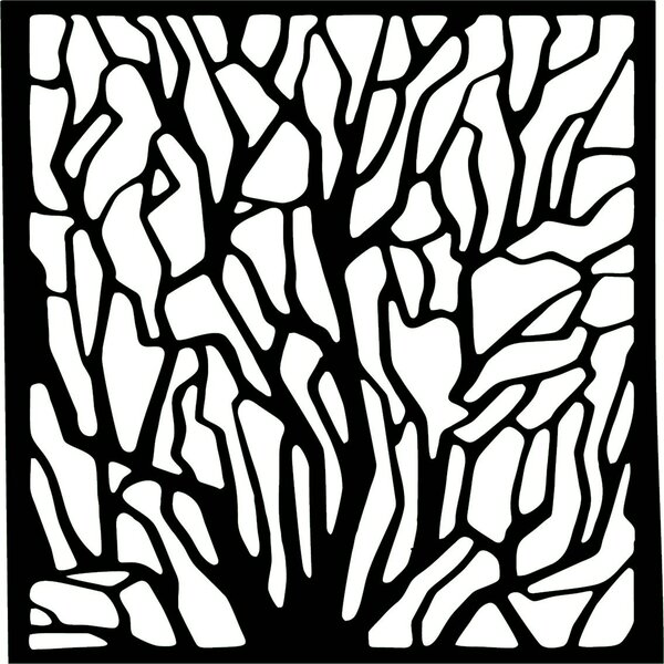 Vyřezávaný dřevěný obraz na zeď z překližky - KORNER: Přírodní překližka - Topol přírodní Rozměr 30 x 30 cm 3868-42160 PR0263 HEU+