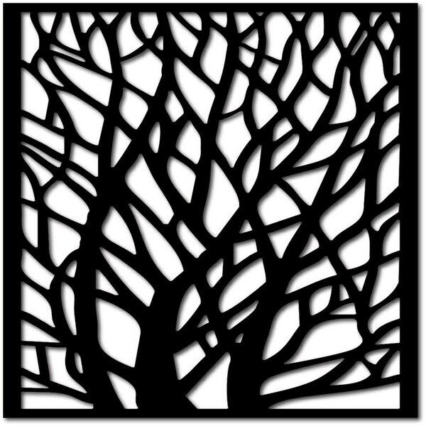 Vyřezávaný Dřevěný obraz na stěnu z překližky BELOON: Přírodní překližka - Topol přírodní Rozměr 30 x 30 cm 3870-42268 PR0265 HEU+