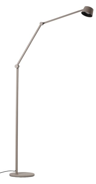 Stojací Lampa ANTIDARK, Direction F2, stmívatelné, Šedá, Obývací pokoj, Kov, Moderní