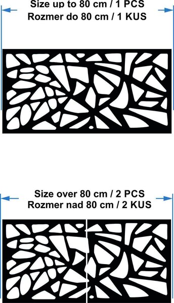Obraz na stěnu vyřezávaný z dřevěné překližky OSMONK: Přírodní překližka - Topol přírodní 40 x 20 cm 3881-42915 PR0274 HEU+