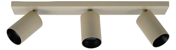 Stropní Lampa ANTIDARK, SpotOn3, stmívatelné, Béžová, Obývací pokoj, Kov, Moderní