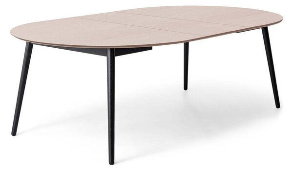 Kulatý rozkládací jídelní stůl s deskou v dubovém dekoru a přídavnou deskou ø 135 cm Meza – Hammel Furniture