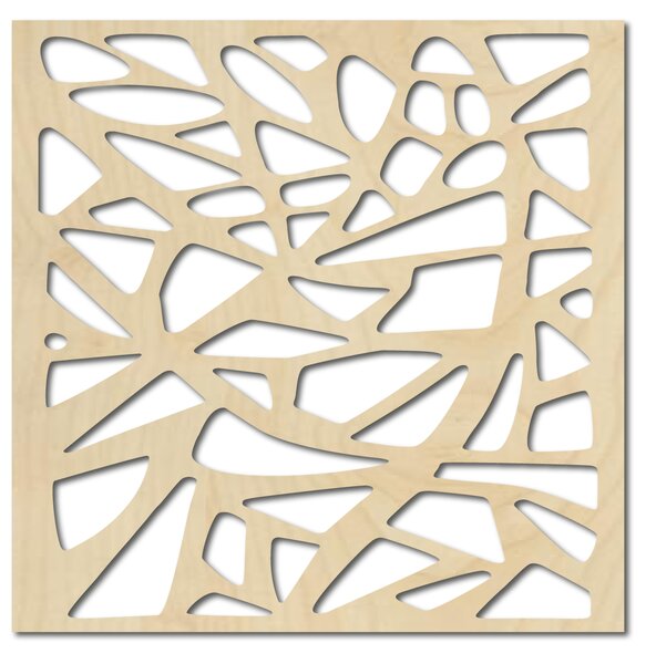 Vyřezávaný obraz na zeď čtverec | HORLAT: Přírodní překližka - Topol přírodní Rozměr 30 x 30 cm 3882-42916 PR0277 HEU+