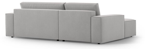 Světle šedá rozkládací rohová pohovka (levý roh) Jodie – Micadoni Home