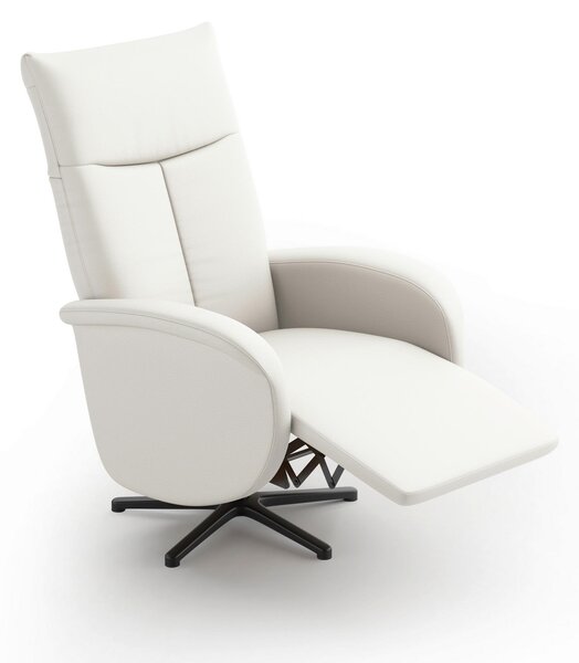 RELAXAČNÍ KŘESLO, kůže, bílá Sit & More - Online Only křesla & taburety, Online Only