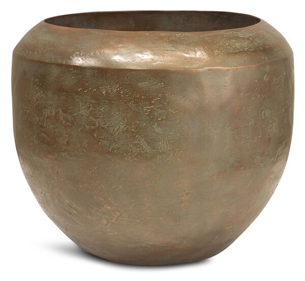 Loft květináč Black Iron Barva květináče: Bronz, Rozměry: Průměr 50 cm, Výška 40 cm