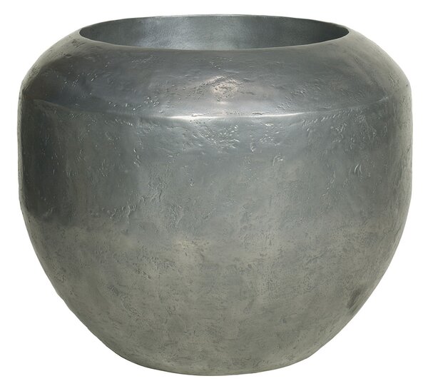 Loft květináč Black Iron Barva květináče: Aluminium, Rozměry: Průměr 68 cm, Výška 55 cm