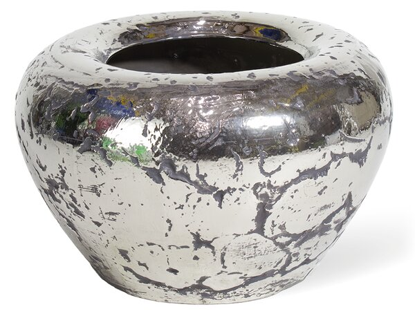 Luxury květináč Chrome Rozměry: 54 cm průměr x 35 cm výška