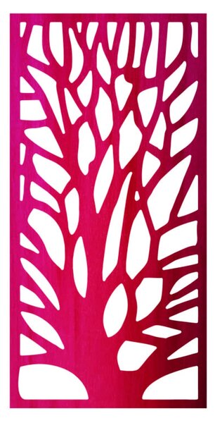 Dřevěný obraz - silueta větve stromu - GUTE: Překližka - černá 40 x 20 cm 3898-43713 PR0290 HEU+