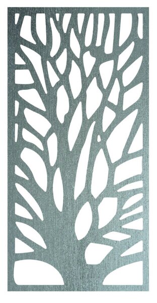 Dřevěný obraz - silueta větve stromu - GUTE: Překližka - černá 40 x 20 cm 3898-43713 PR0290 HEU+