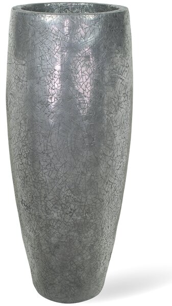 Crackle květináč Aluminium Rozměry: 50 cm průměr x 120 cm výška