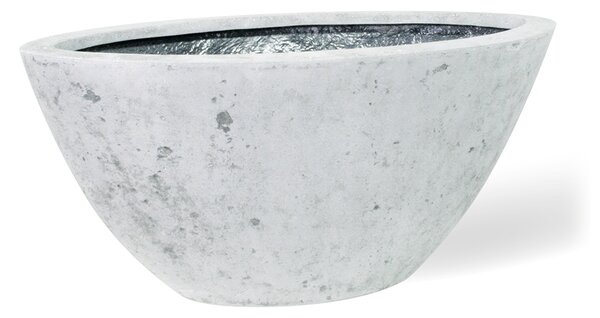 Polystone Boat květinový obal Grey Rozměry: 72 cm šířka x 36 cm hloubka x 33 cm výška
