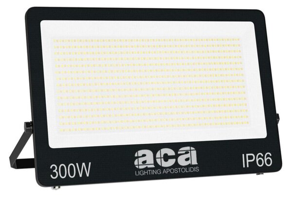 ACA Lighting LED SMD černý reflektor 300W 3CCT 30000lm 185-265V Ra80 IP66 N300CCT