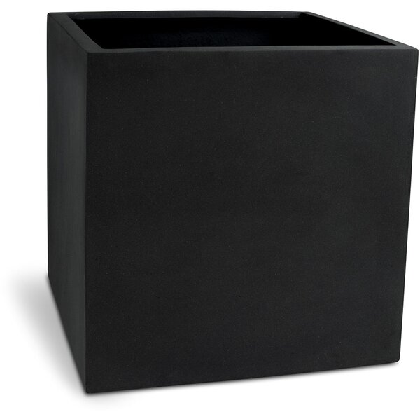 Polystone Square květináč Anthracite Barva květináče: Antracitová, Rozměry: Délka, Šířka, Výška 60x60x60 cm