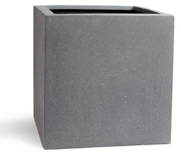 Polystone Square květináč Anthracite Barva květináče: Šedá, Rozměry: Délka, Šířka, Výška 40x40x40 cm