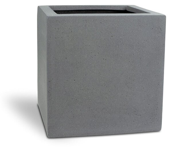 Polystone Square květináč Anthracite Barva květináče: Šedá, Rozměry: Délka, Šířka, Výška 30x30x30 cm