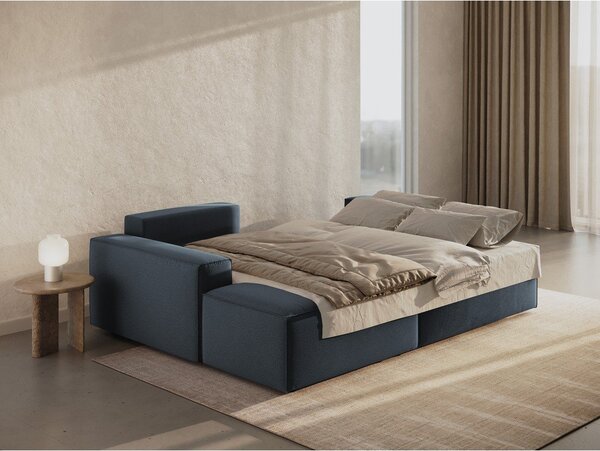 Modrá rozkládací rohová pohovka (levý roh) Jodie – Micadoni Home