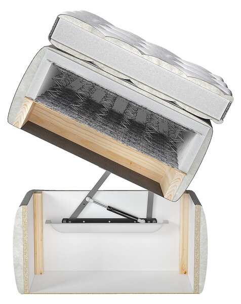HezkýNábytek.cz Boxspring postel 160 cm Amarydia (fresh 32). 1054285