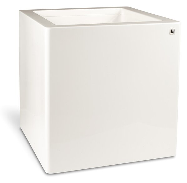 Premium Cube, Květinový obal, kvádr, 40/50/60/80/100 x 40/50/60/80/100 cm, bílý, černý, křemeně šedý, antracitově šedý Barva květináče: Bílá, Rozměry:…