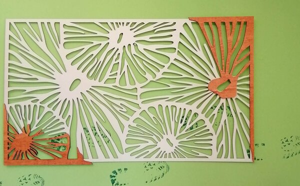 Vyřezávaný obraz na zeď - ALENKA: 46 x 80 cm 3913-44823 PR0296