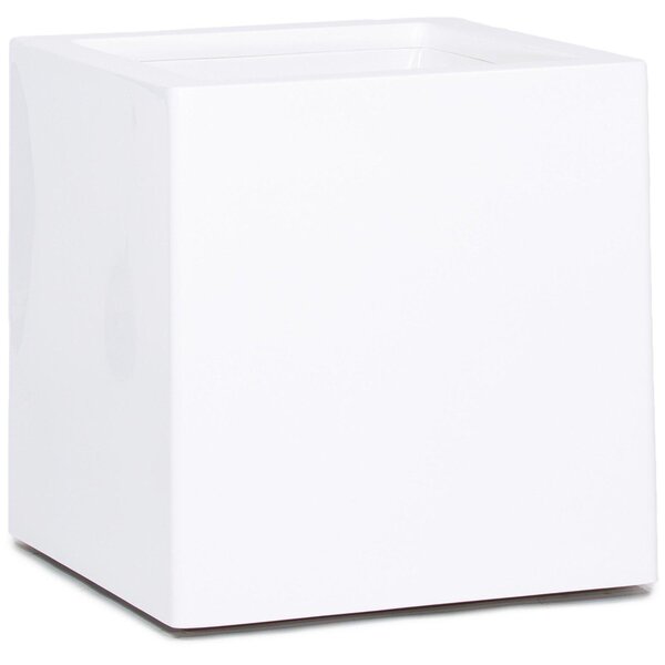 Premium Cube, Květinový obal, kvádr, 40/50/60/80/100 x 40/50/60/80/100 cm, bílý, černý, křemeně šedý, antracitově šedý Barva květináče: Bílá, Rozměry:…