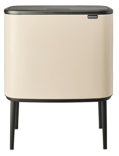Béžový dotykový ocelový odpadkový koš 36 l Bo Touch Bin – Brabantia