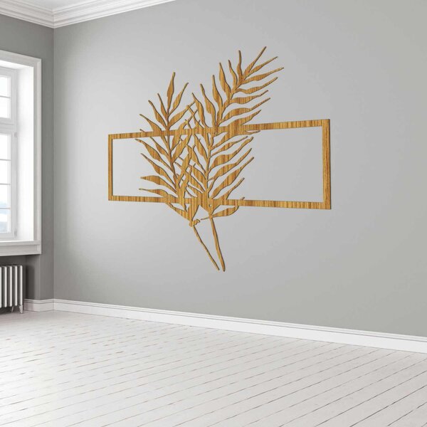 SENTOP | Dřevěná dekorace Tropické listy - Moderní botanický design | SENTOP HDF0303