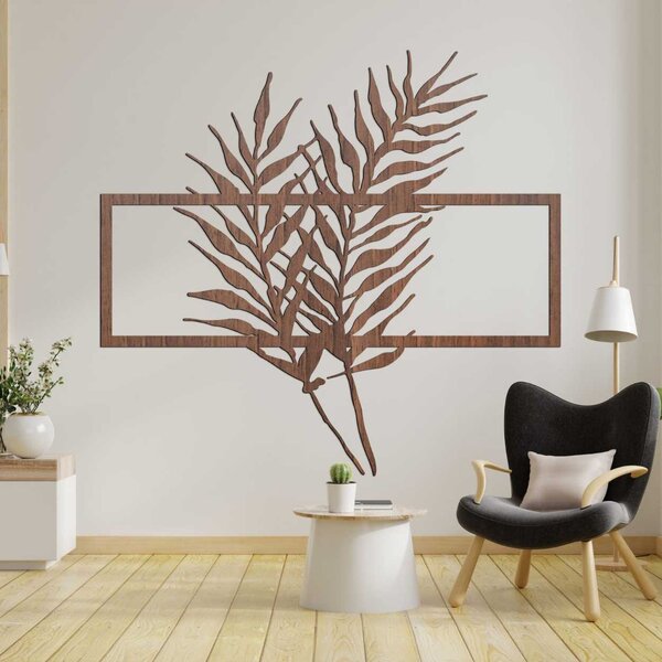 SENTOP | Dřevěná dekorace Tropické listy - Moderní botanický design | SENTOP HDF0303