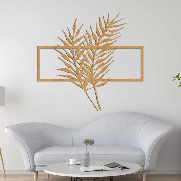 SENTOP | Dřevěná dekorace Tropické listy - Moderní botanický design | SENTOP HDF0303