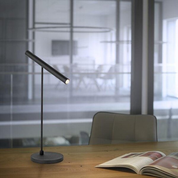 Paul Neuhaus Stolní LED lampa PURE-TUTUA, 6W, v. 53 cm, 3000K stmívatelná