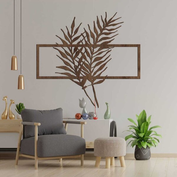 SENTOP | Dřevěná dekorace Tropické listy - Moderní botanický design | SENTOP HDF0303