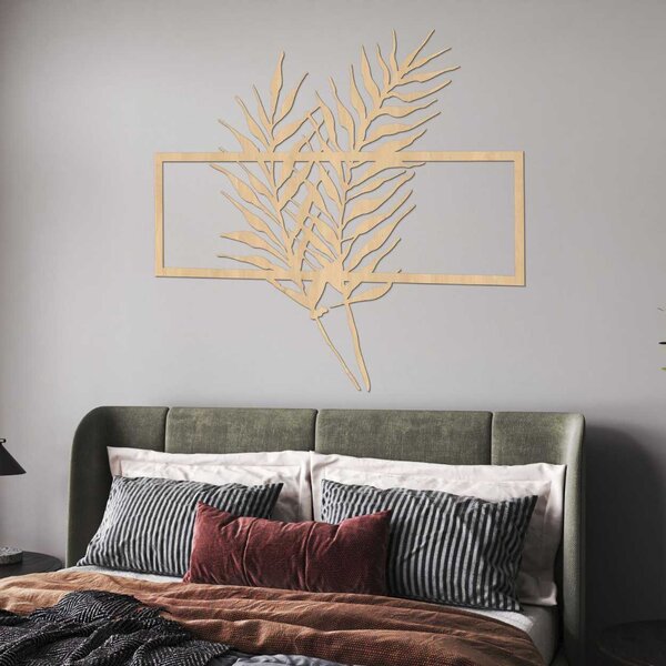 SENTOP | Dřevěná dekorace Tropické listy - Moderní botanický design | SENTOP HDF0303