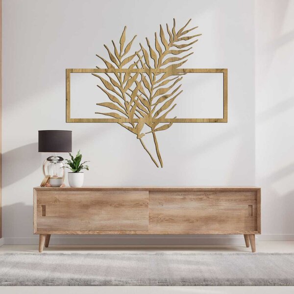 SENTOP | Dřevěná dekorace Tropické listy - Moderní botanický design | SENTOP HDF0303
