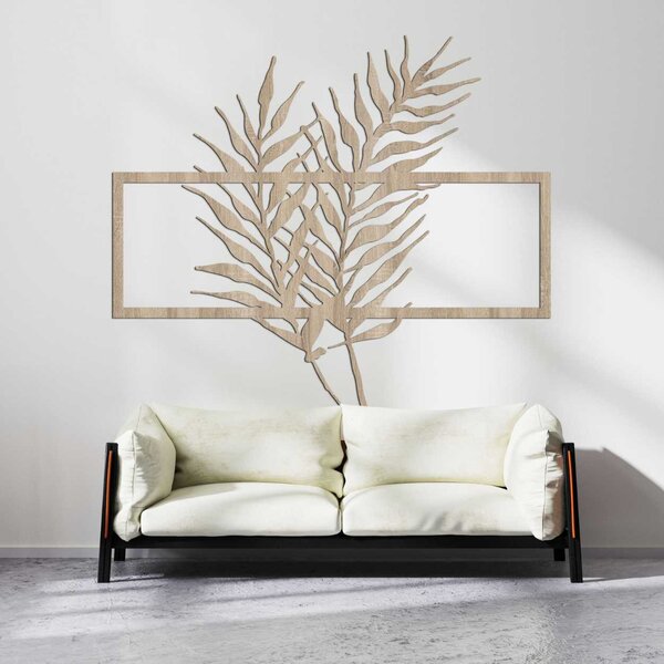 SENTOP | Dřevěná dekorace Tropické listy - Moderní botanický design | SENTOP HDF0303