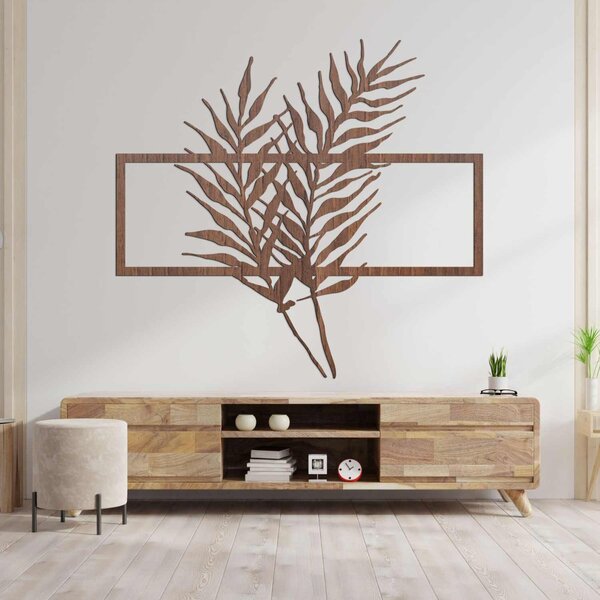 SENTOP | Dřevěná dekorace Tropické listy - Moderní botanický design | SENTOP HDF0303