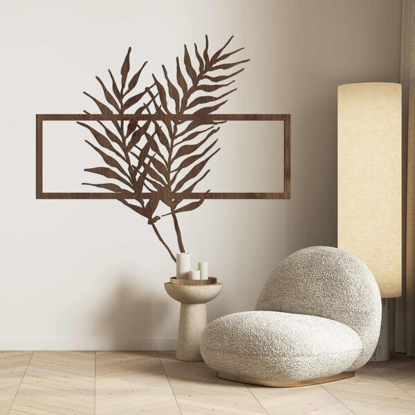 SENTOP | Dřevěná dekorace Tropické listy - Moderní botanický design | SENTOP HDF0303