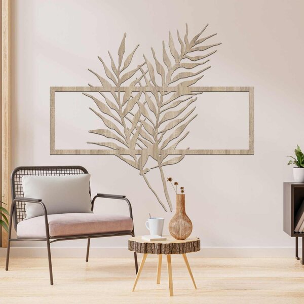 SENTOP | Dřevěná dekorace Tropické listy - Moderní botanický design | SENTOP HDF0303