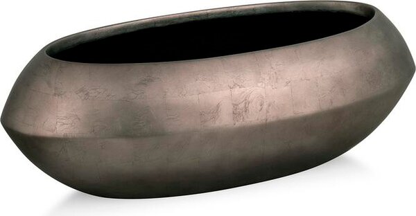 Stolní květináč Royal, 48/65 x 22/13 x 17/15 cm, champagne Rozměry: Délka x Šířka x Výška 48x22x17 cm