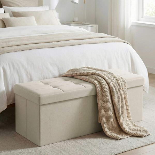 SEDACÍ BOX, textil, kompozitní dřevo, 110/38/38 cm Boxxx - Taburety, Online Only