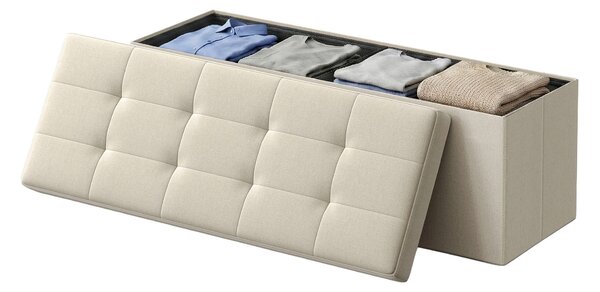 SEDACÍ BOX, textil, kompozitní dřevo, 110/38/38 cm Boxxx - Taburety, Online Only