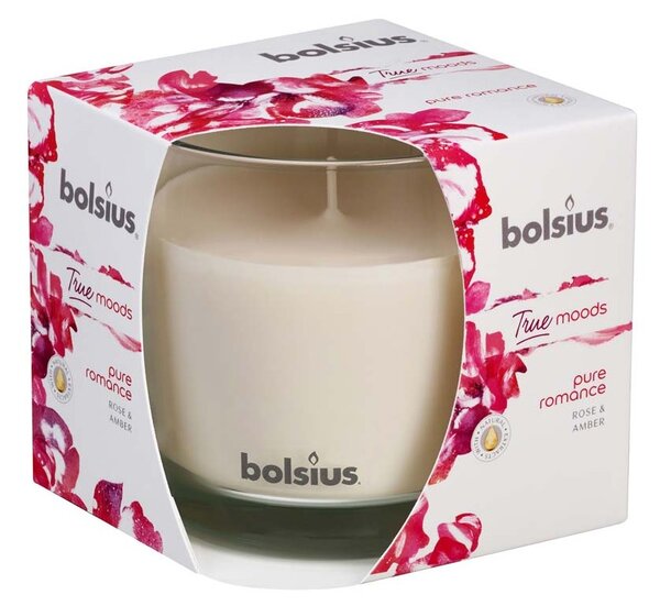Bolsius Aromatic 2.0 Vonná svíčka ve skle, 95x95mm, Pure romance