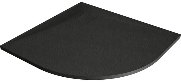 Mexen Bert sprchová vanička půlkruhová SMC 80 x 80 cm, černá - 4KR708080