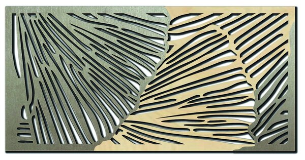 Dřevěný obraz na zeď - LUPENE: Přírodní překližka - Topol přírodní 50 x 25 cm 3929-46762 PR0311