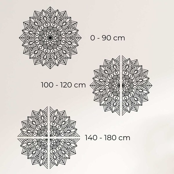 SENTOP | Dřevěná mandala na zeď harmonická energie I SENTOP PR0319-A